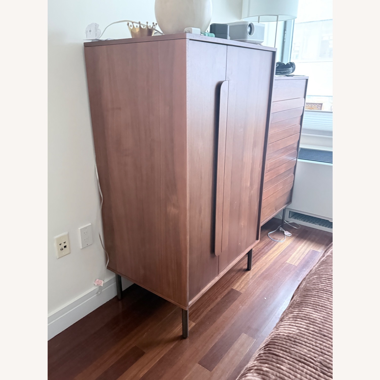 West Elm Gemini Wood Armoire - image-1