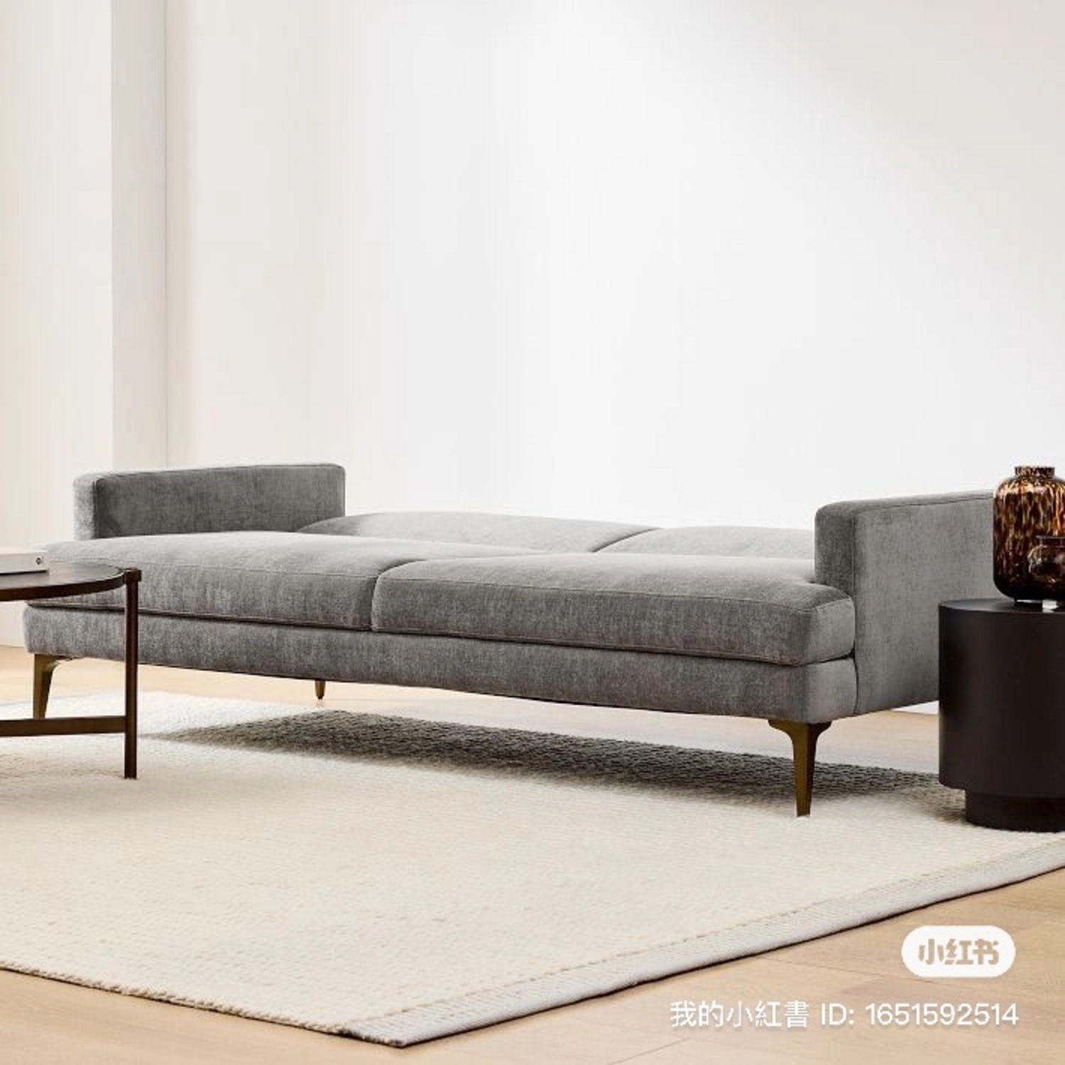 West Elm Andes Futon Sofa - image-3