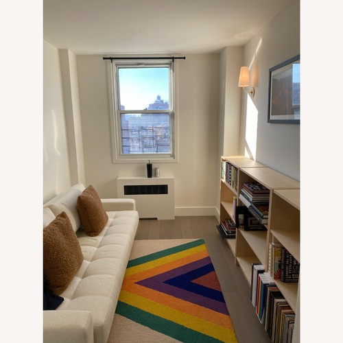 Used CB2 Claremont Ivory Boucle Sleeper Sofa for sale on AptDeco