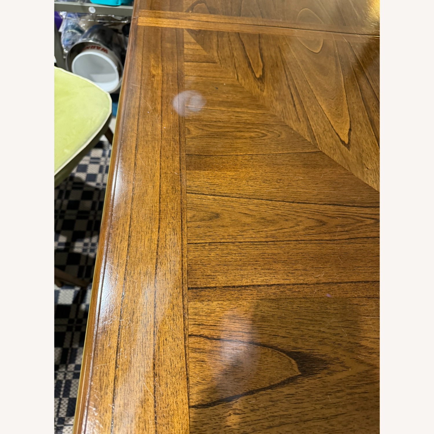 Raymour & Flanigan Dark Brown Solid Wood Expandable Dining Table - image-4