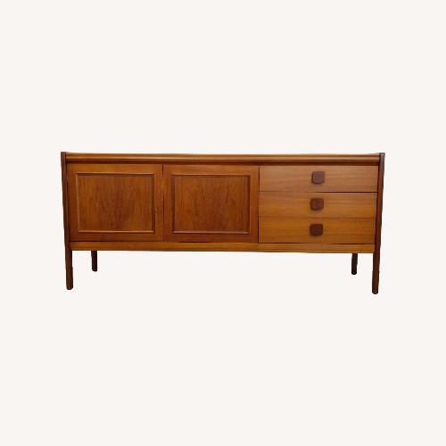 Used Vintage Mid Century Modern Teak Credenza by Nathan for sale on AptDeco