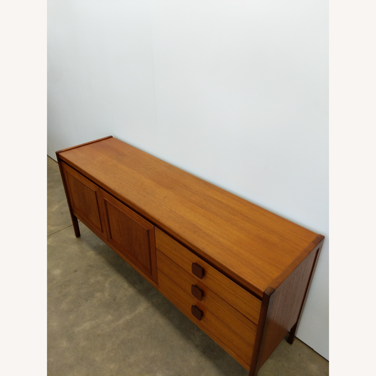 Vintage Mid Century Modern Teak Credenza by Nathan - image-5