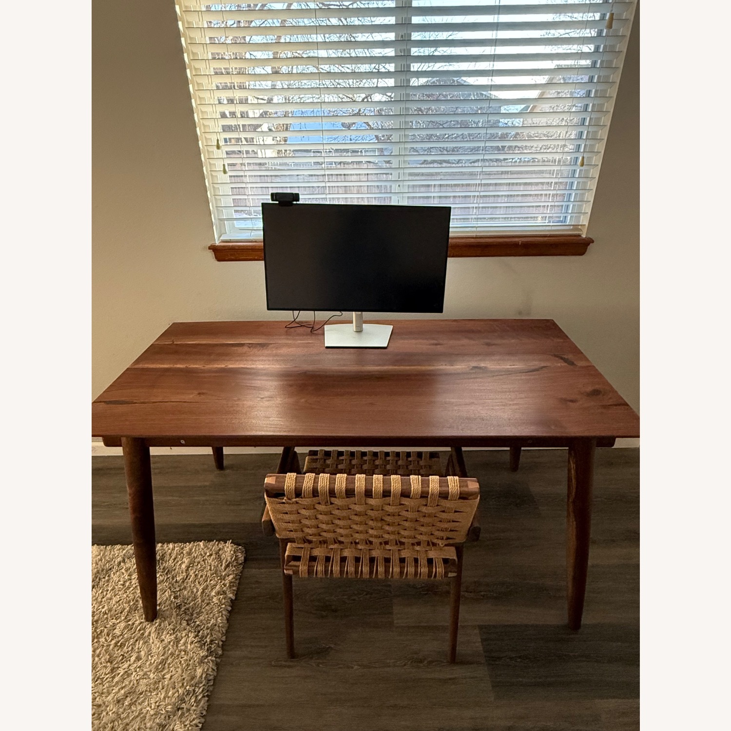 Natural Wood Dining Table - image-1