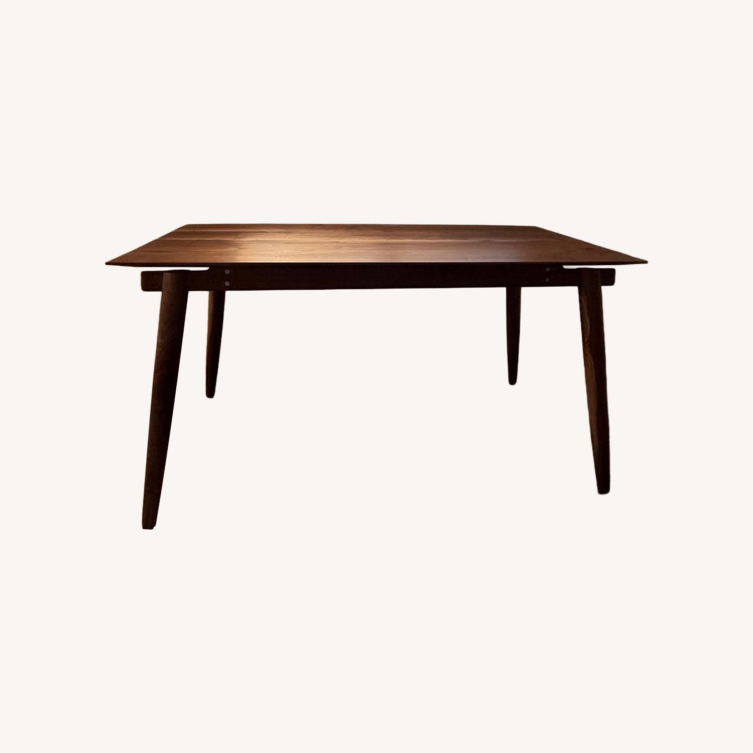 Natural Wood Dining Table - image-0