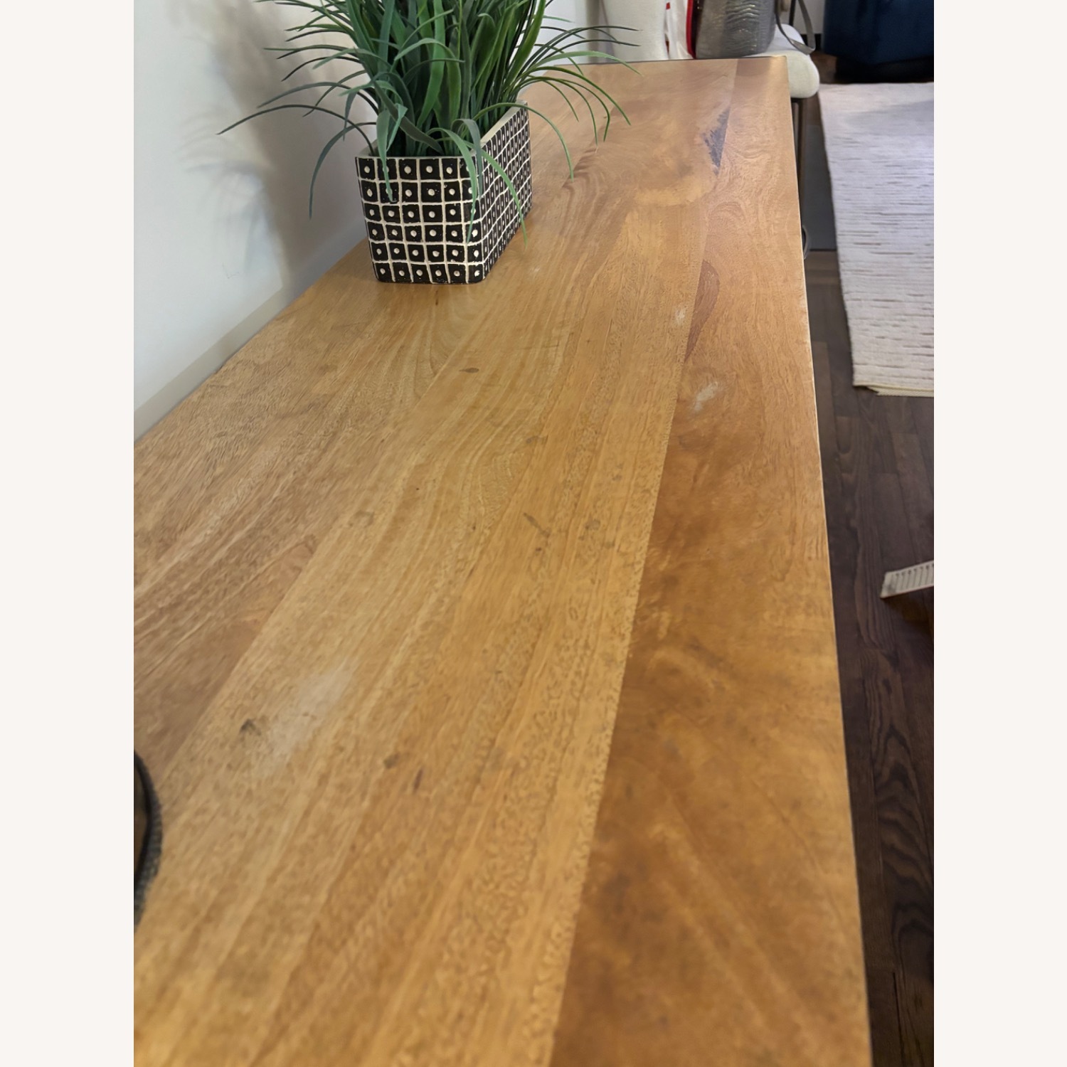 West Elm Light Brown Wood Media Storage - image-5