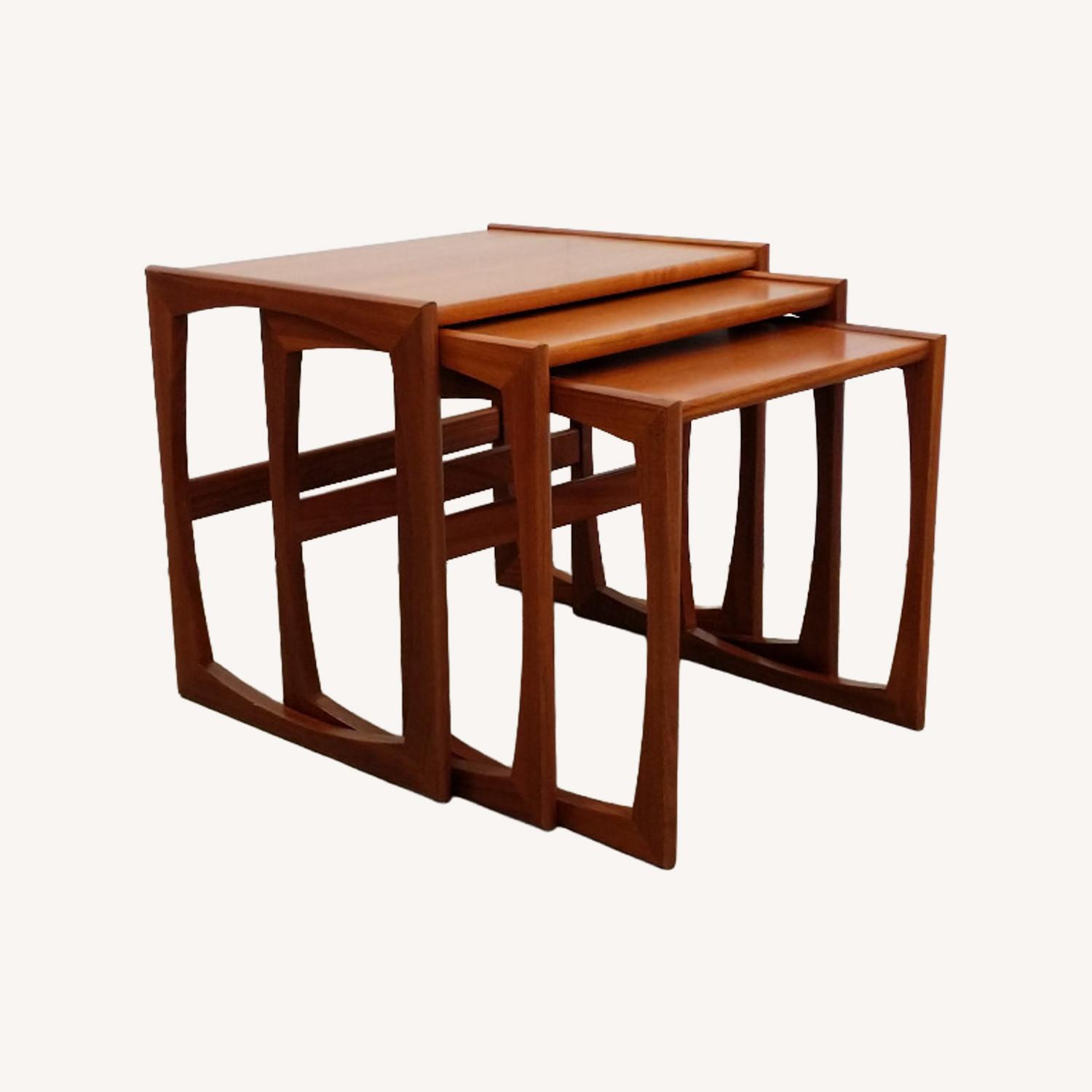 Vintage Mid Century Modern G Plan Nesting Tables - image-0