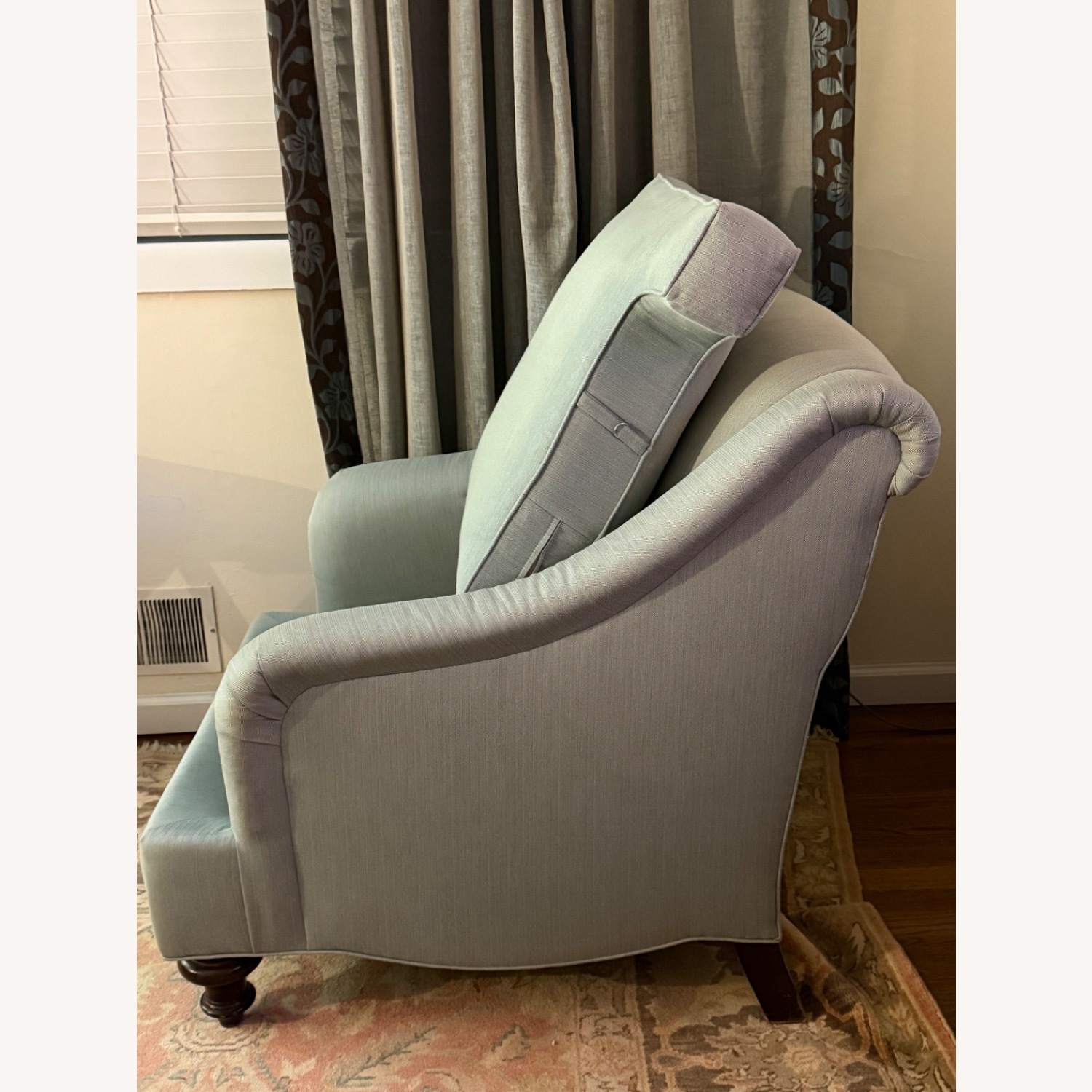 Ashley Manor Blue Fabric Armchairs - image-3