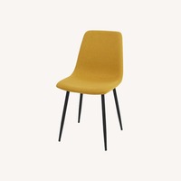 Mercury Row Yellow Fabric Dining Chair