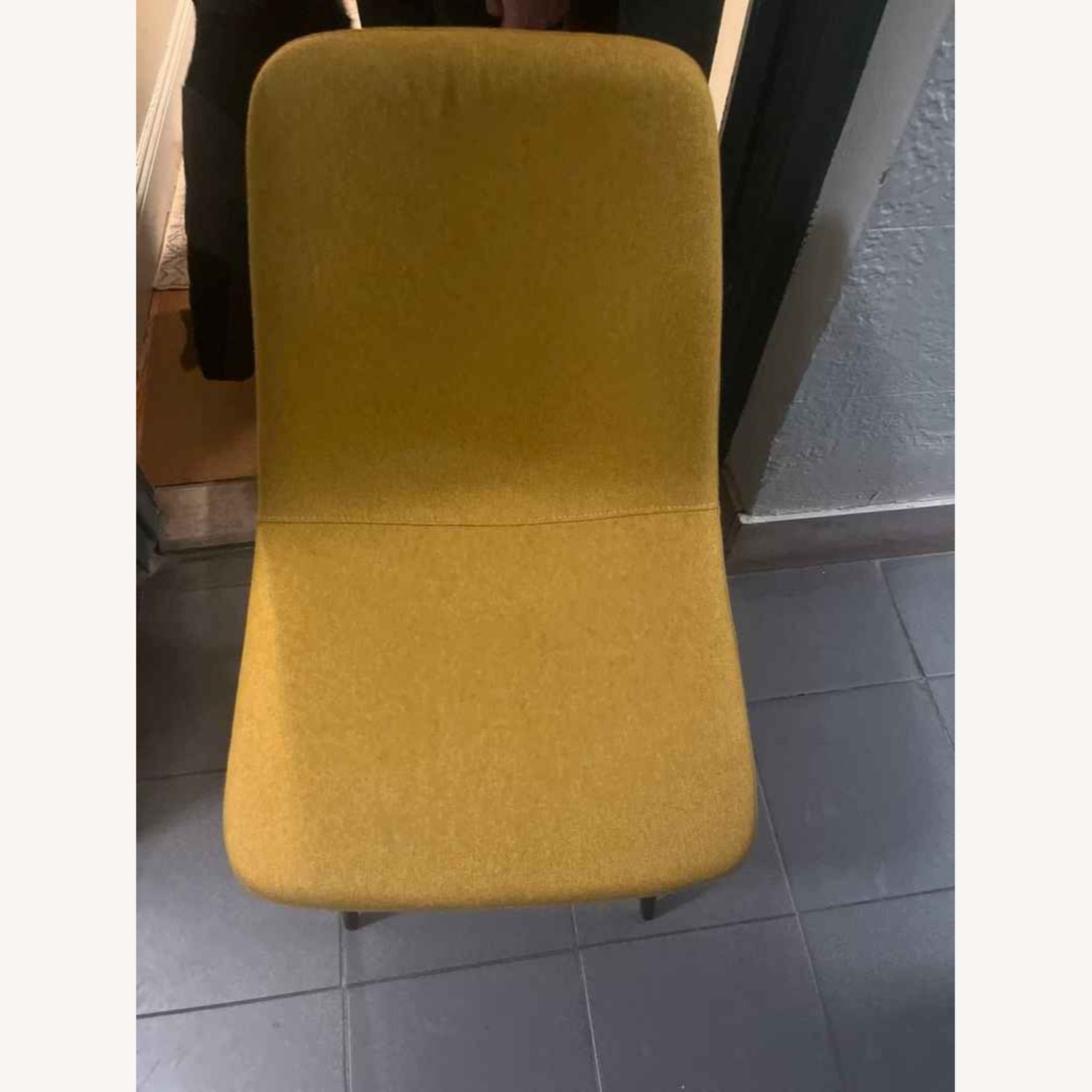Mercury Row Yellow Fabric Dining Chair - image-5