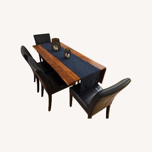 Used Extendible Dining Set: Table & 4 Chairs for sale on AptDeco