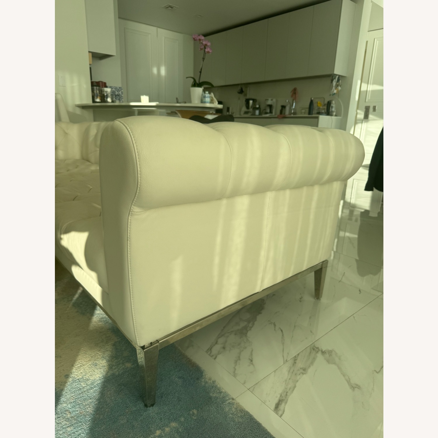 Restoration Hardware Italia White 3+ Seater Sofa - image-2