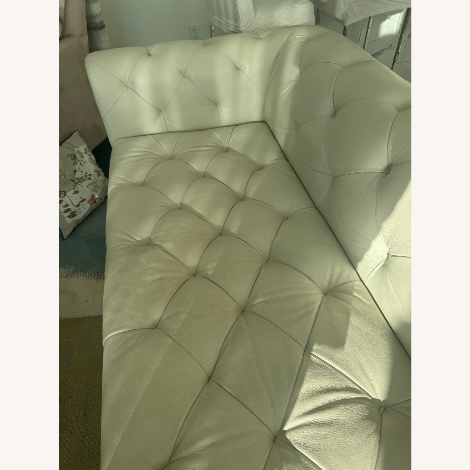 Restoration Hardware Italia White 3+ Seater Sofa - image-3