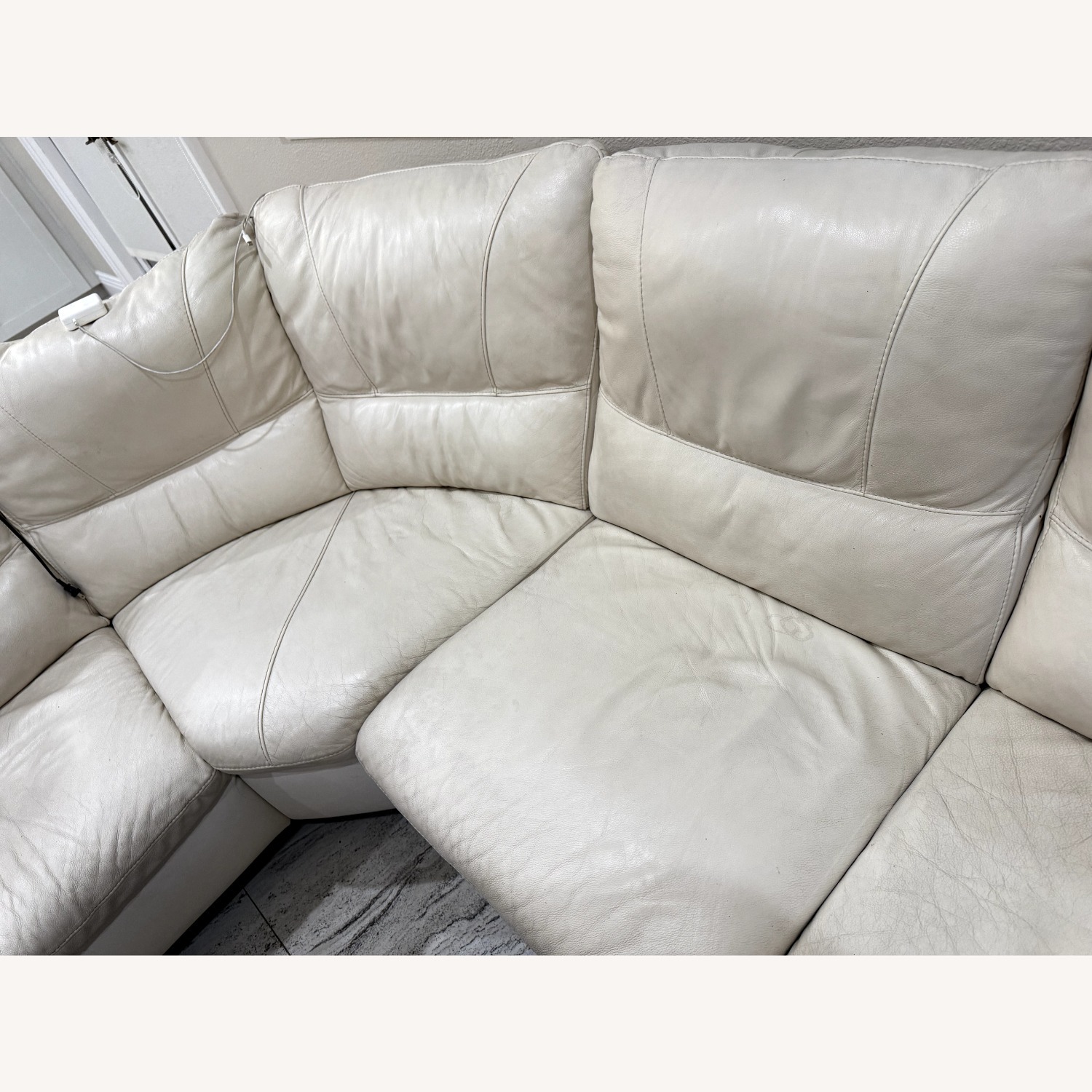 Authentic Italian Leather Couch - image-4