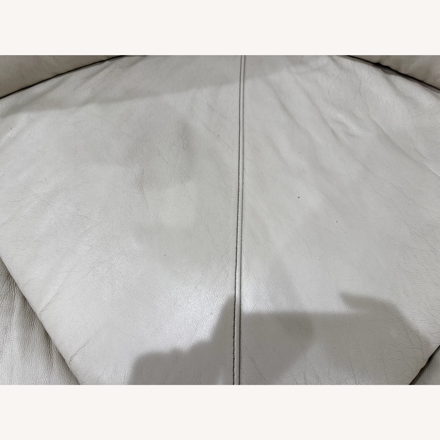 Authentic Italian Leather Couch - image-1