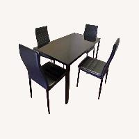 Entree Casual Dining Black Dining Table