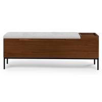Article Thari Bench Dark Brown Wood Chest