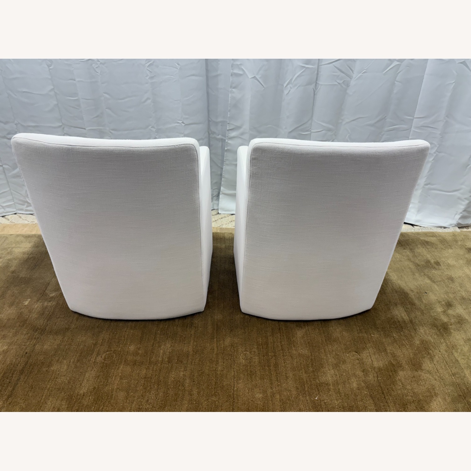 Restoration Hardware Aurelie Track Arm Dining Armchairs 2 - image-6