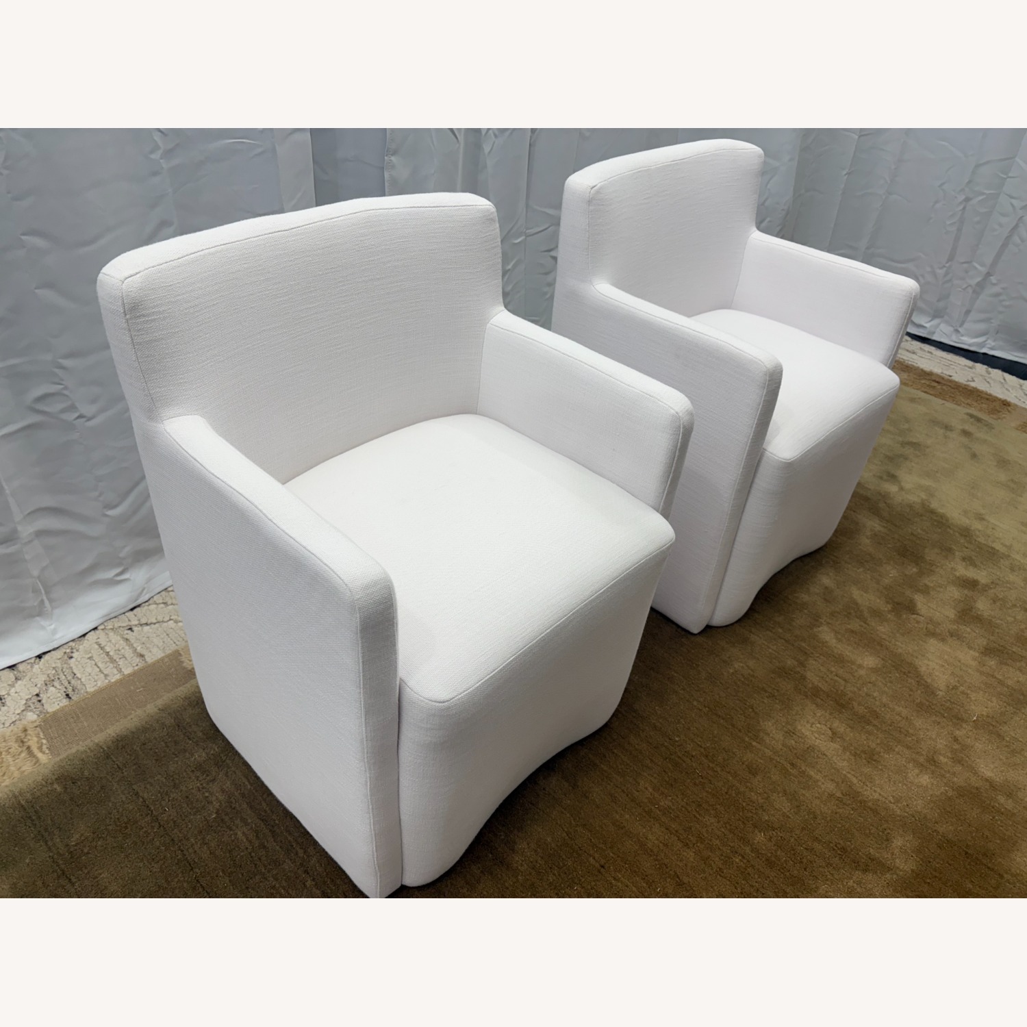 Restoration Hardware Aurelie Track Arm Dining Armchairs 2 - image-10