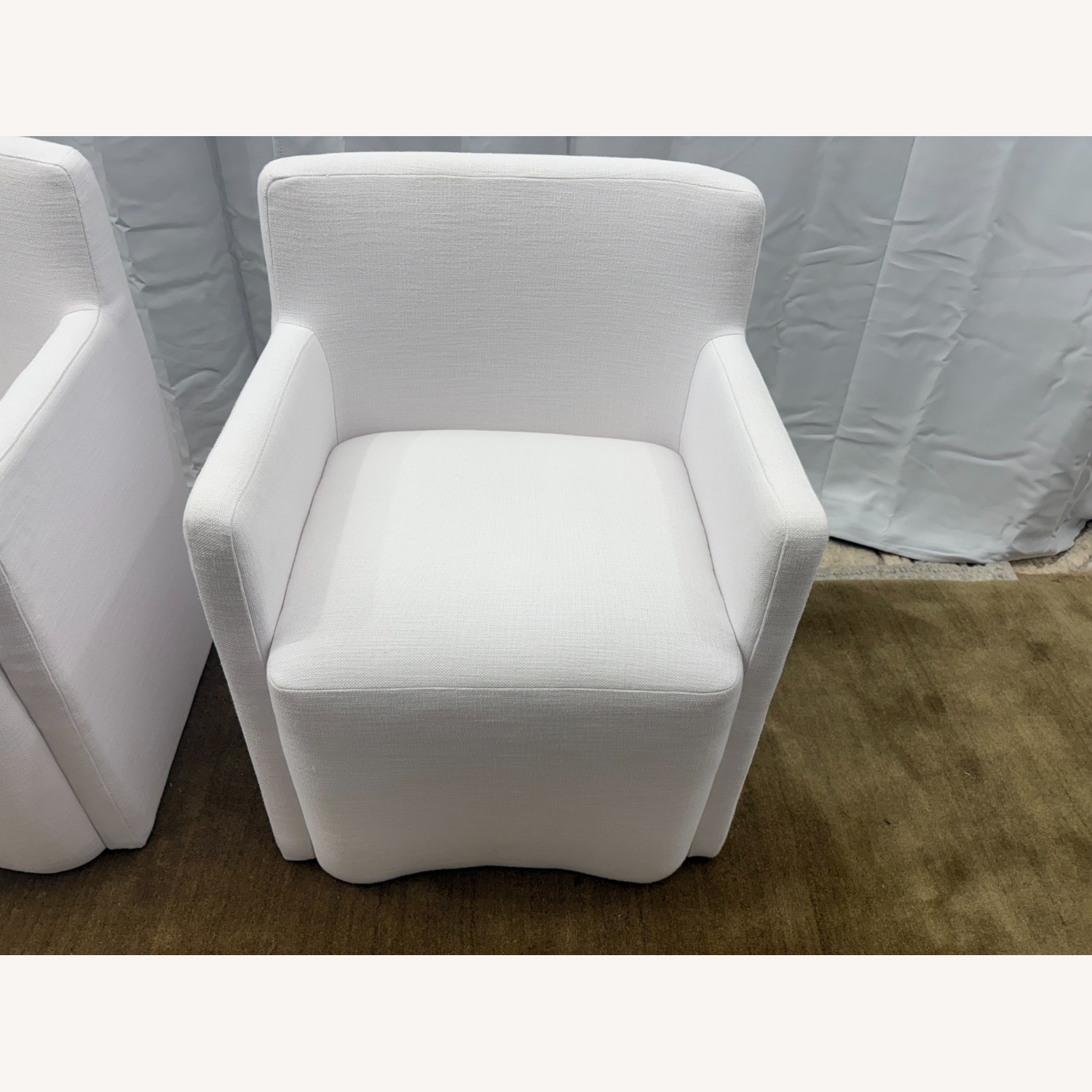 Restoration Hardware Aurelie Track Arm Dining Armchairs 2 - image-12