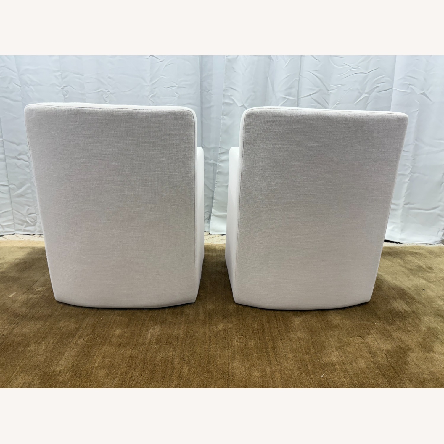 Restoration Hardware Aurelie Track Arm Dining Armchairs 2 - image-7