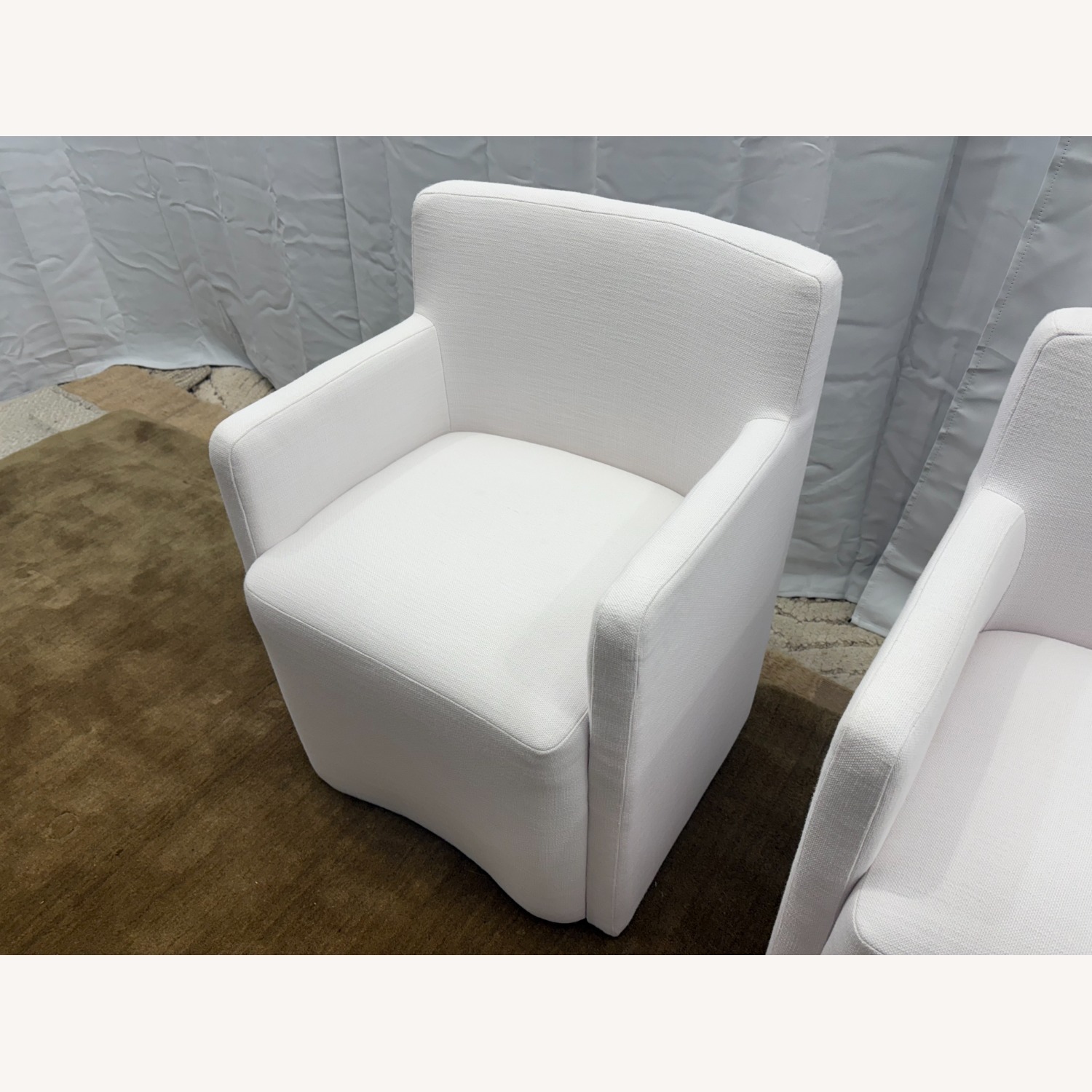 Restoration Hardware Aurelie Track Arm Dining Armchairs 2 - image-11