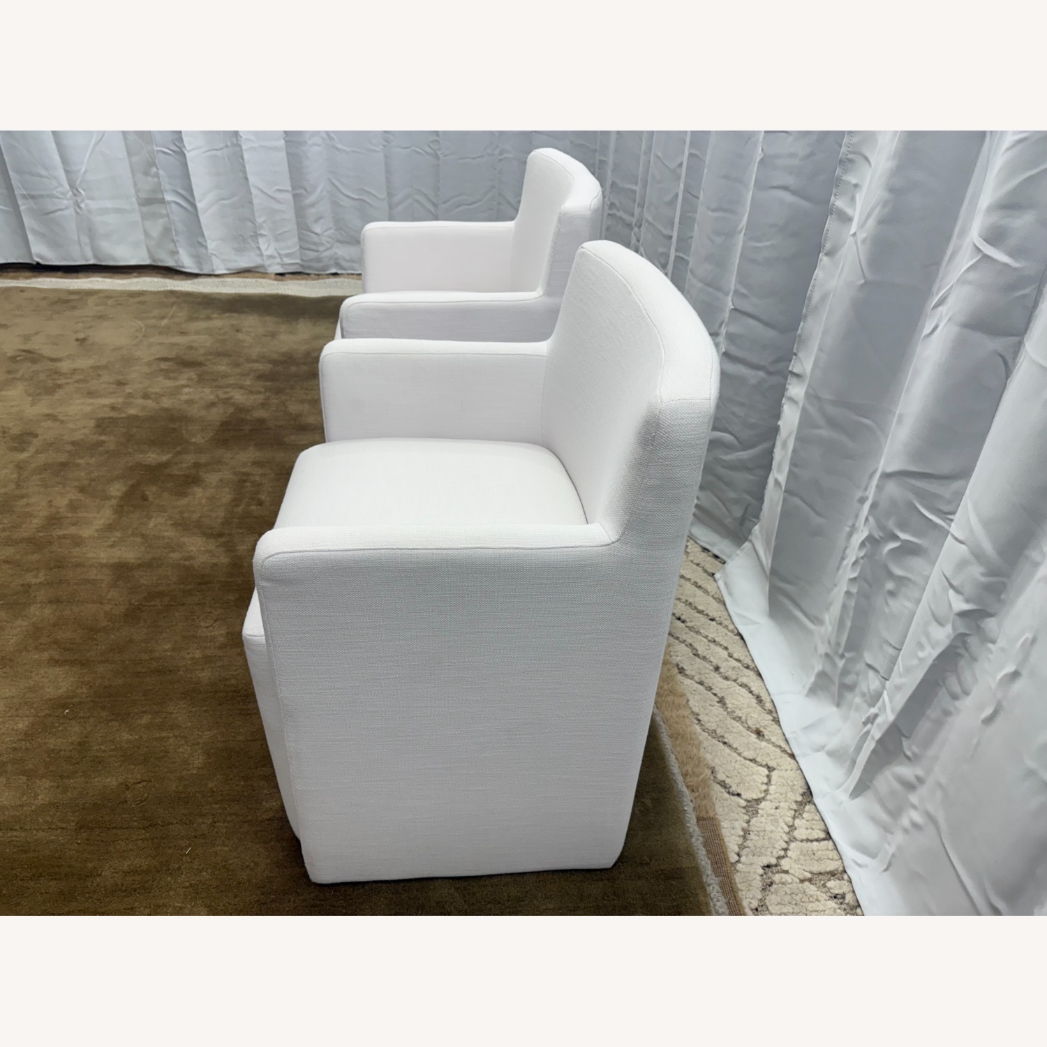 Restoration Hardware Aurelie Track Arm Dining Armchairs 2 - image-16