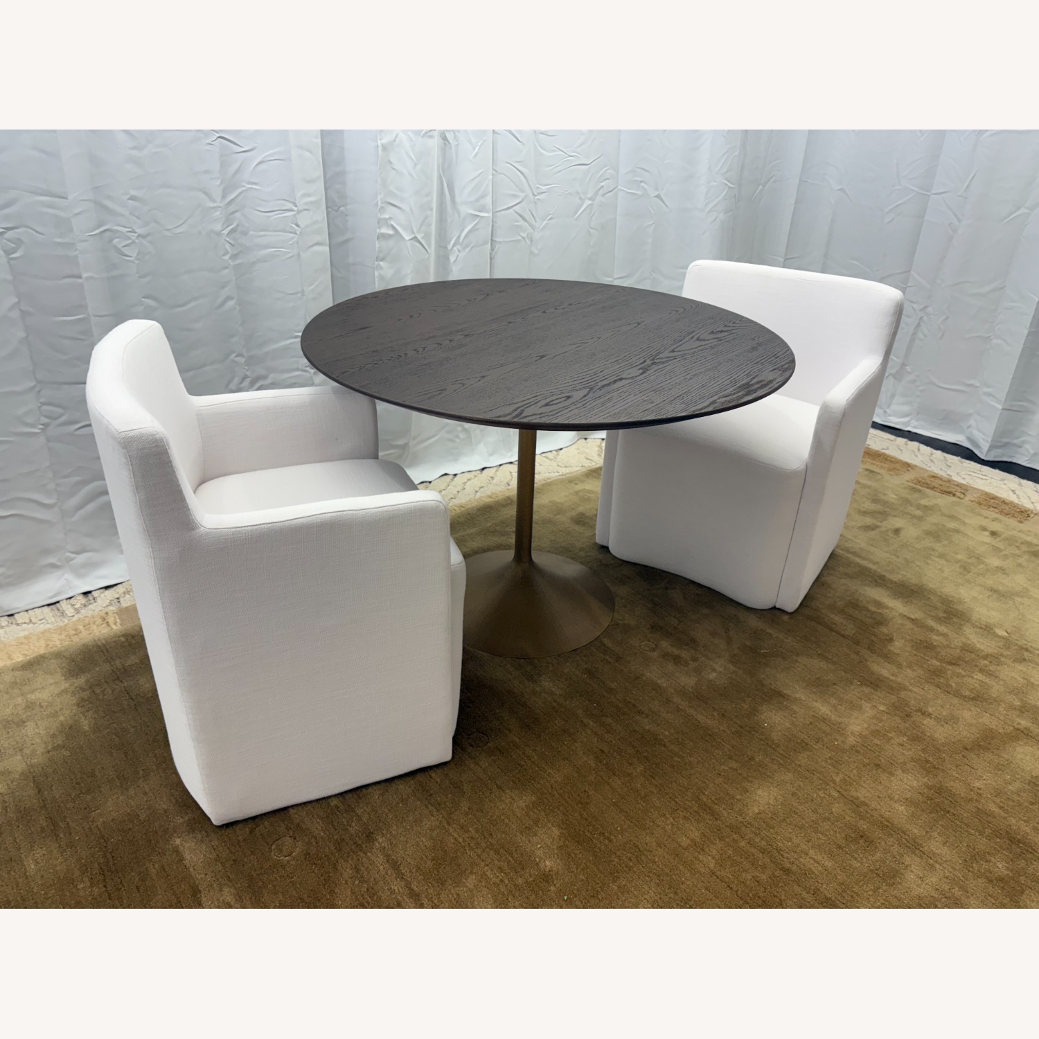 Restoration Hardware Aurelie Track Arm Dining Armchairs 2 - image-22