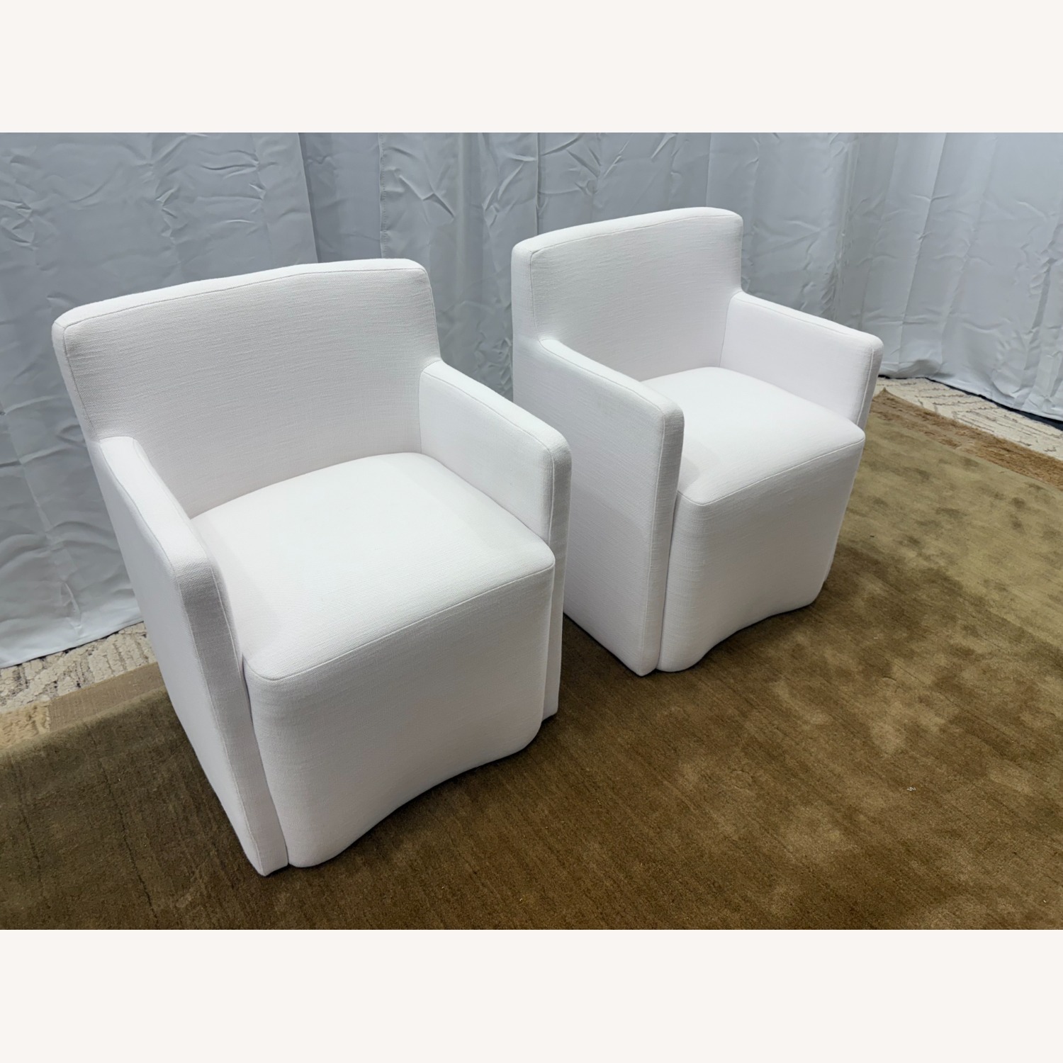 Restoration Hardware Aurelie Track Arm Dining Armchairs 2 - image-20