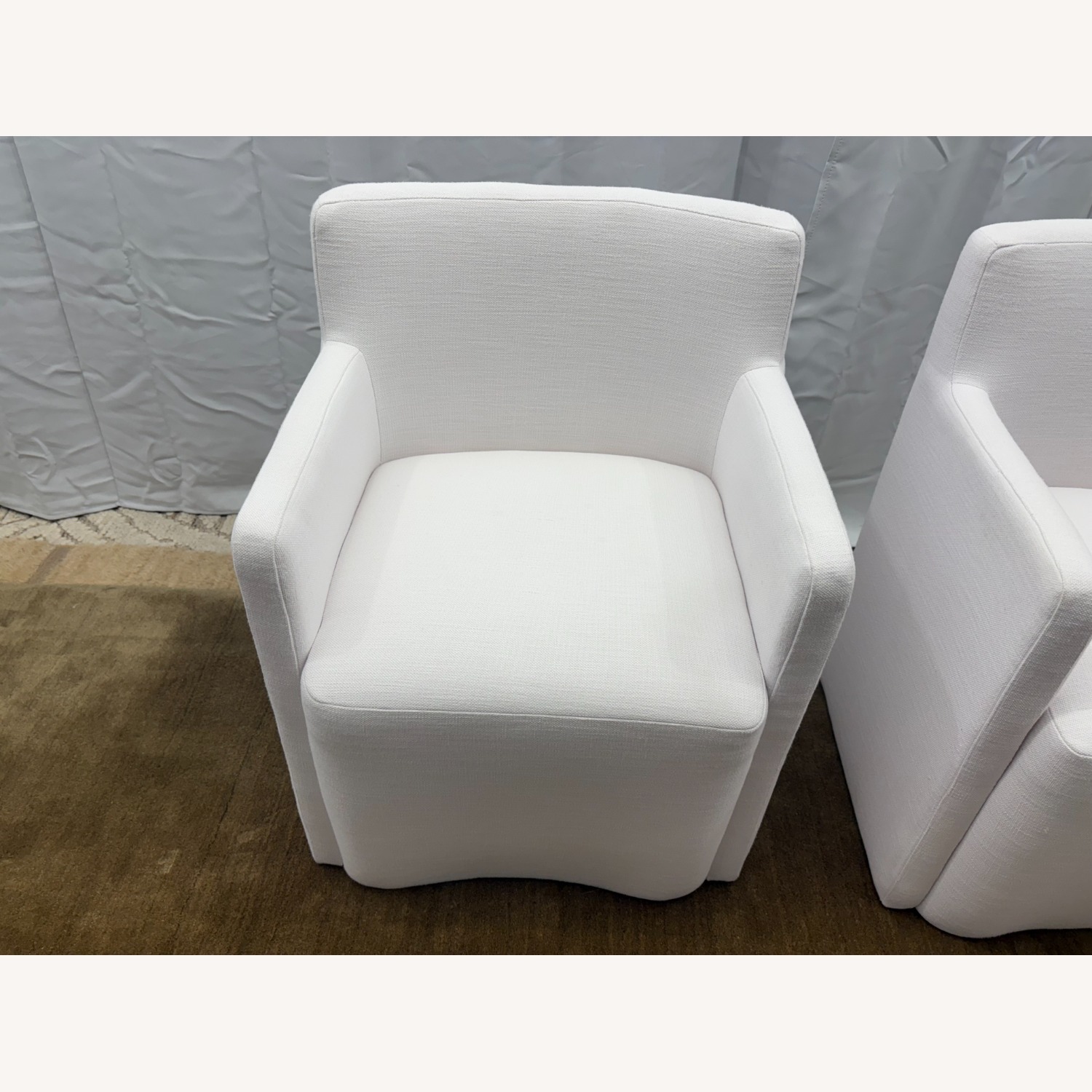 Restoration Hardware Aurelie Track Arm Dining Armchairs 2 - image-13