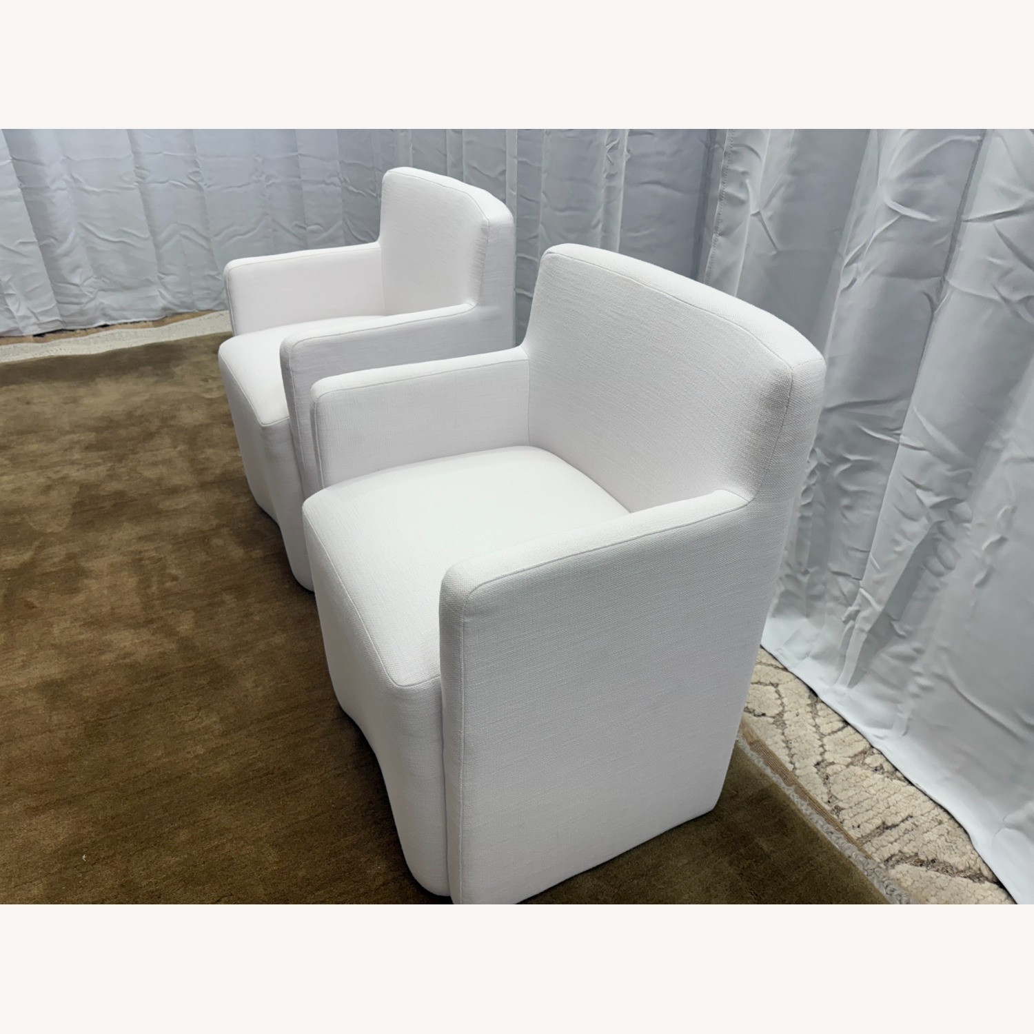 Restoration Hardware Aurelie Track Arm Dining Armchairs 2 - image-14