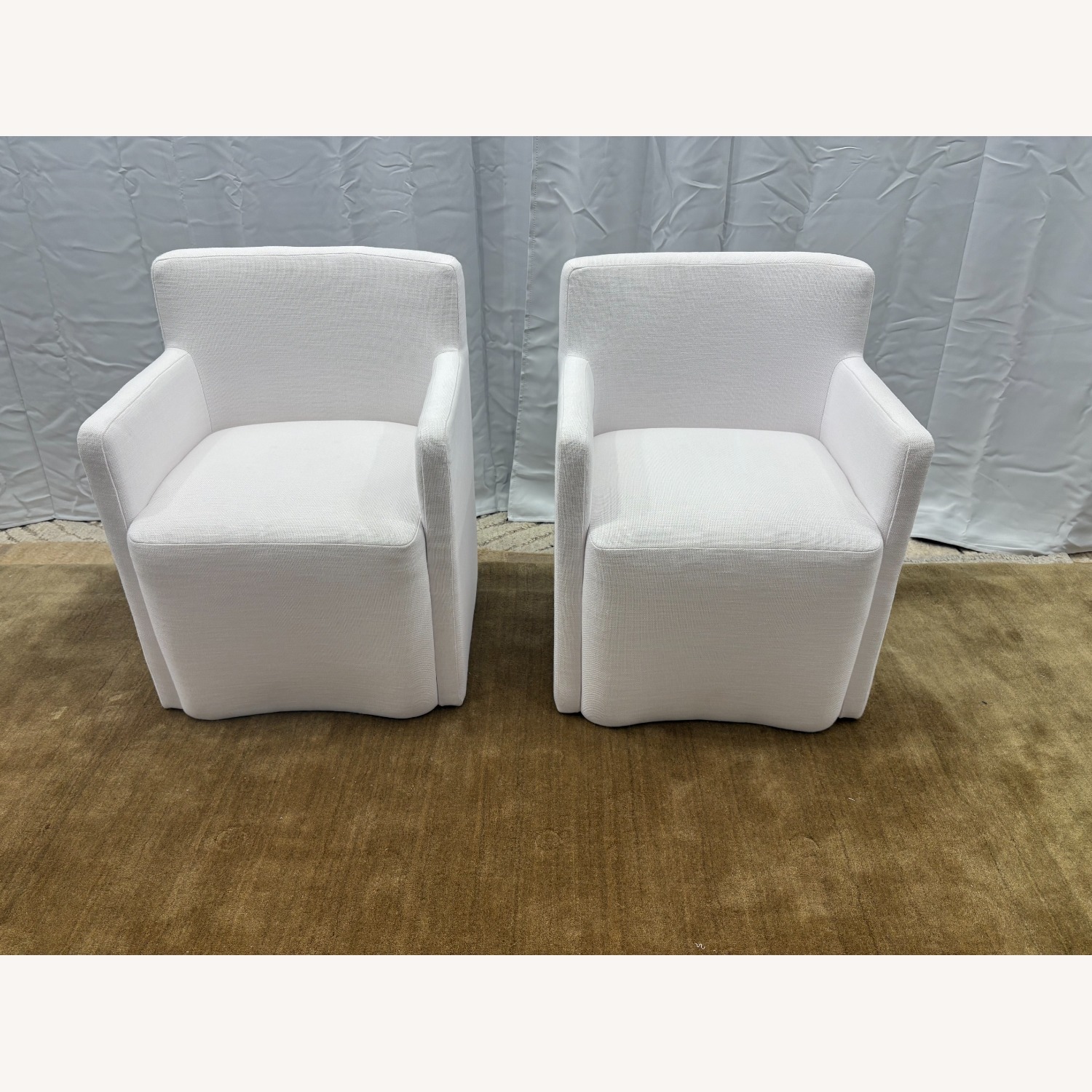 Restoration Hardware Aurelie Track Arm Dining Armchairs 2 - image-25