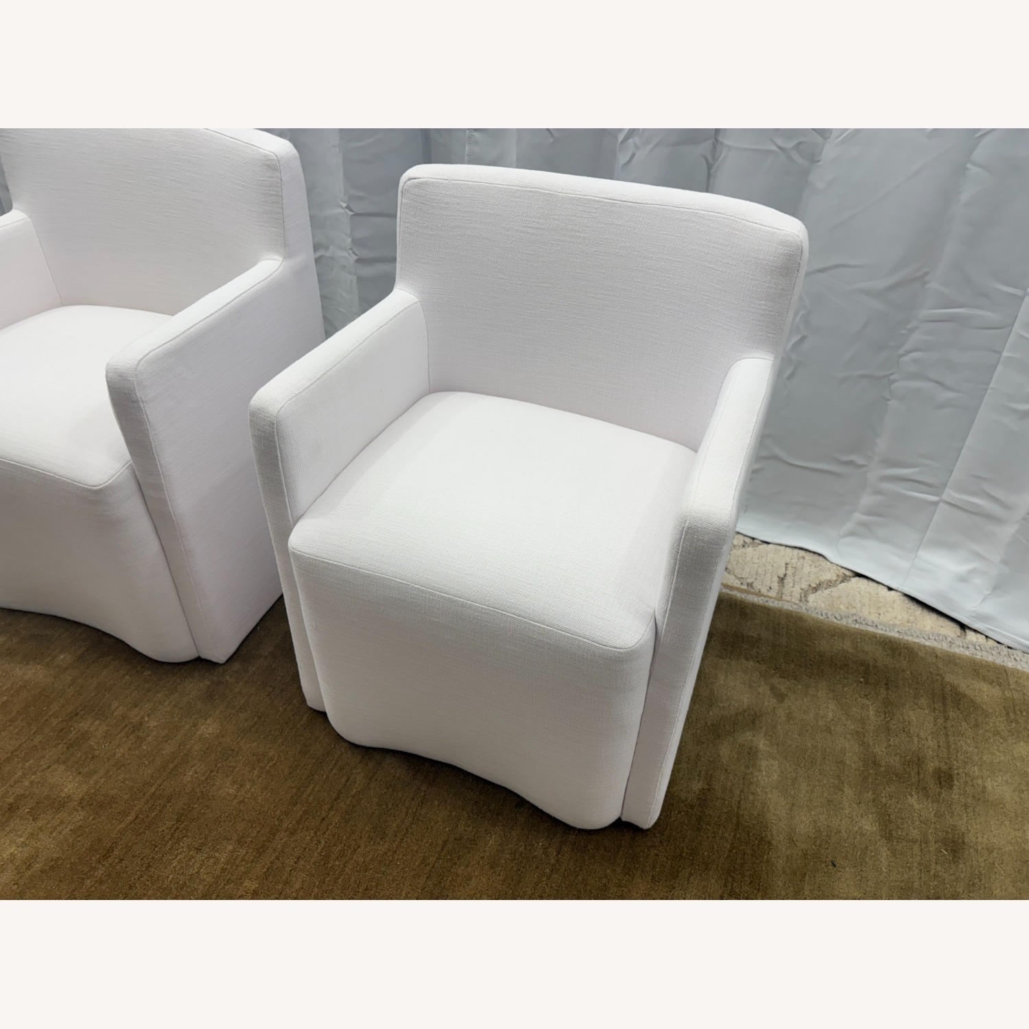 Restoration Hardware Aurelie Track Arm Dining Armchairs 2 - image-15