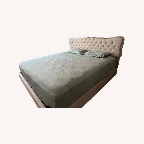 Used Bob's Discount Furniture White King Bed for sale on AptDeco