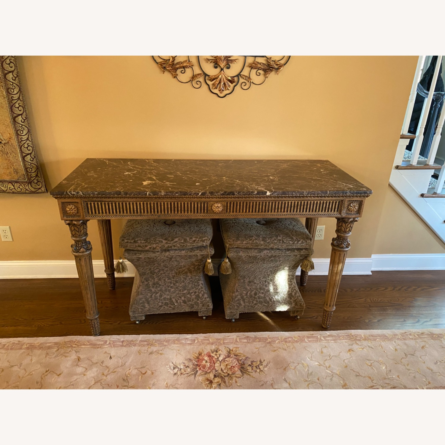 Marbletop Console Table - image-1
