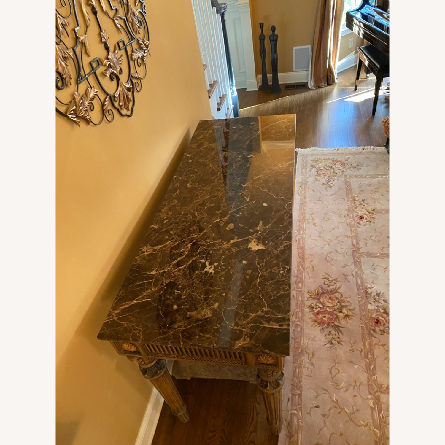 Marbletop Console Table - image-2