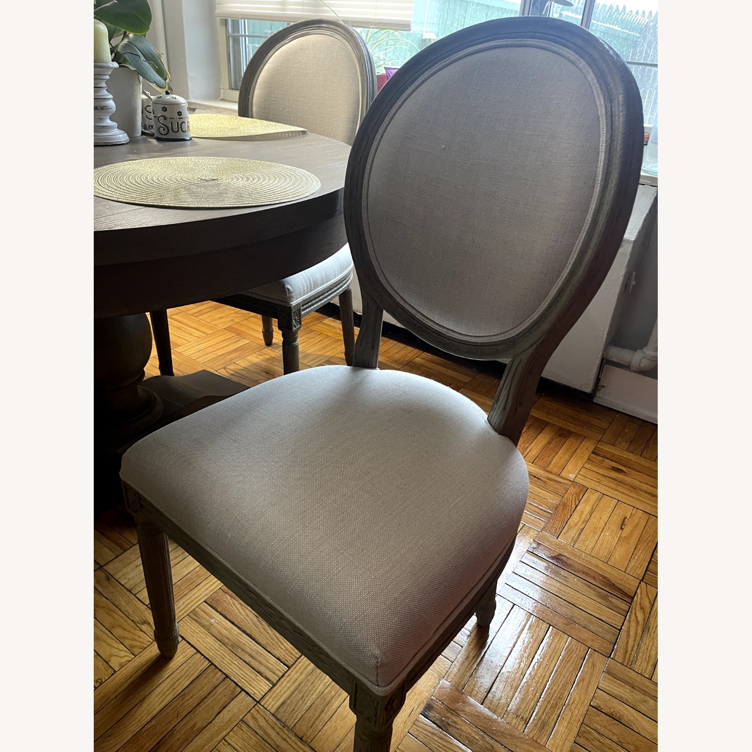 Restoration Hardware Solid Wood Dining Table Set - image-4