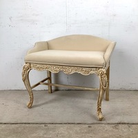 Contemporary Rococo-Inspired Bench