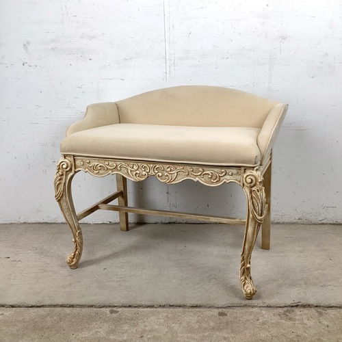 Used Contemporary Rococo-Inspired Bench  for sale on AptDeco