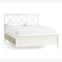 Pottery Barn Clara Lattice Storage King Bed