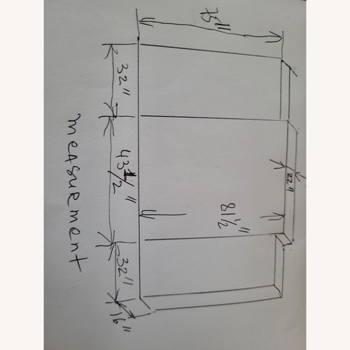 Used Custom Made 3 Parts Wall Unit for sale on AptDeco