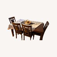 Bob's Discount Furniture Dark Brown Dining Table