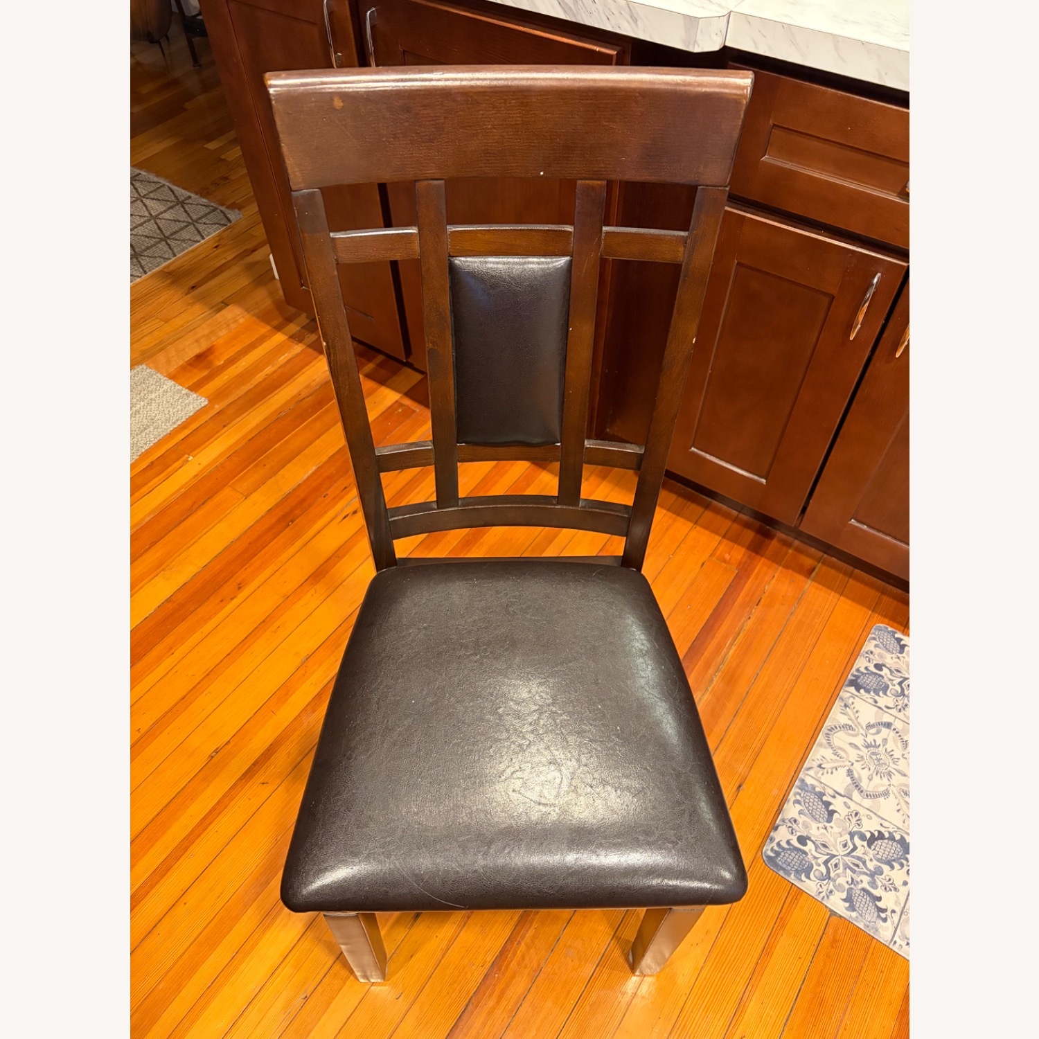 Bob's Discount Furniture Dark Brown Dining Table - image-2