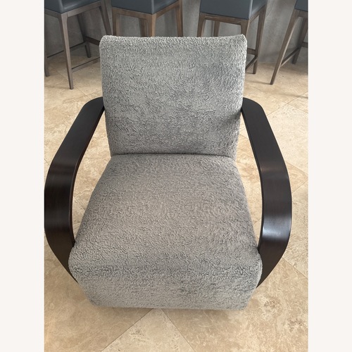 Used Dark Gray Fabric Accent Chairs for sale on AptDeco