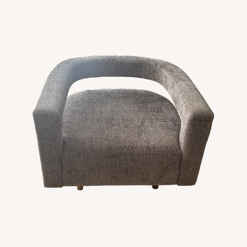 Used Interlude Home Light Gray Fabric Accent Chairs for sale on AptDeco