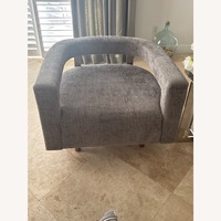 Interlude Home Light Gray Fabric Accent Chairs