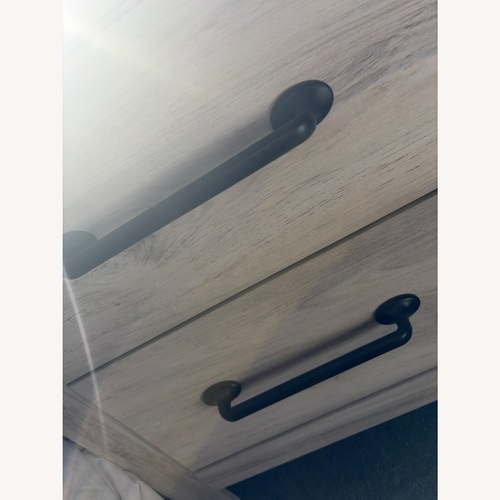 Used Bob's Discount Furniture White Side Table for sale on AptDeco