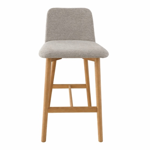Used Blu Dot Chip Light Gray Wood Stool for sale on AptDeco
