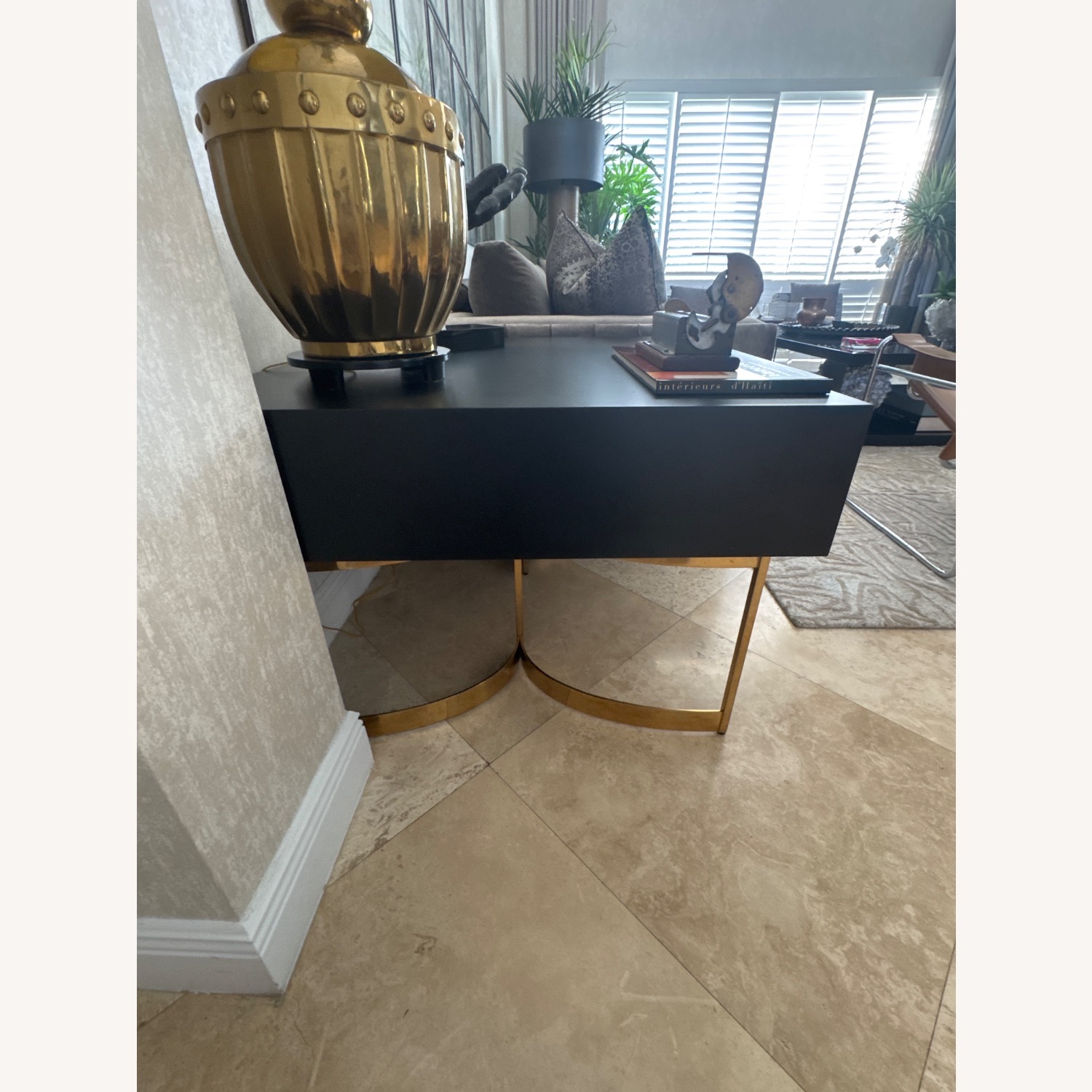 John Richard Black Side Table - image-2