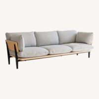 Floyd Light Gray Fabric Chaise Lounge