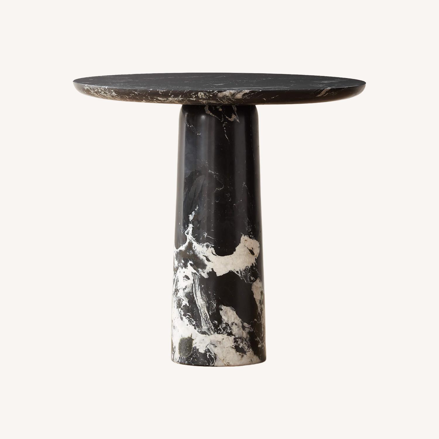 CB2 Babylon Black Marble Dining Table - image-0